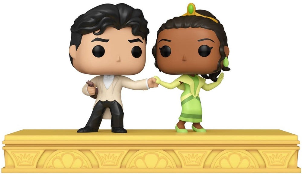 Disney funko the princess and the frog verzamelfiguur 's 100th anniversary pop moment! 2-pack tiana naveen 9 cm multicolours