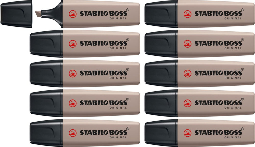 Stabilo boss original - markeerstift - warm grijs - doos 10 stuks