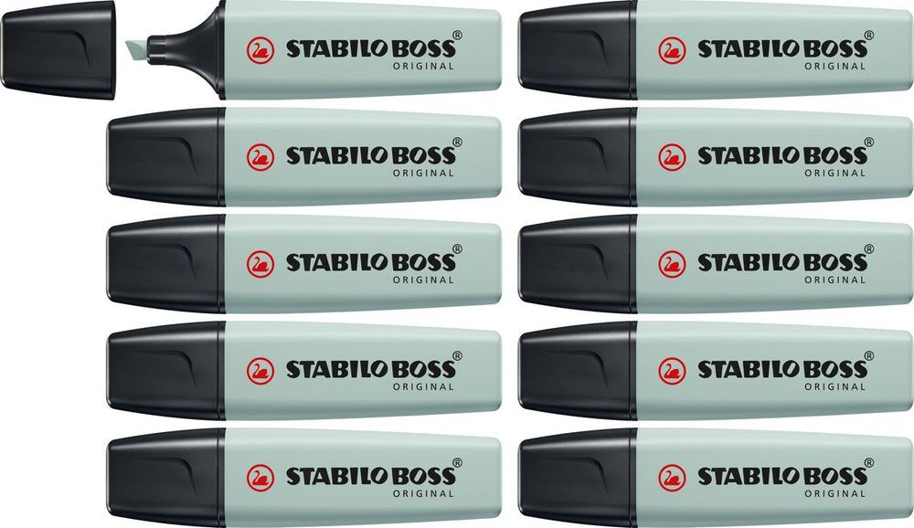 Stabilo boss original - markeerstift - naturecolors - aarde groen - doos 10 stuks