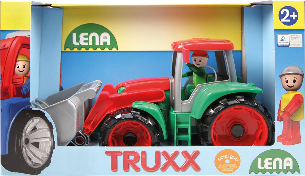 Lena tractor truxx jongens 38,1 x 16,5 cm rood groen