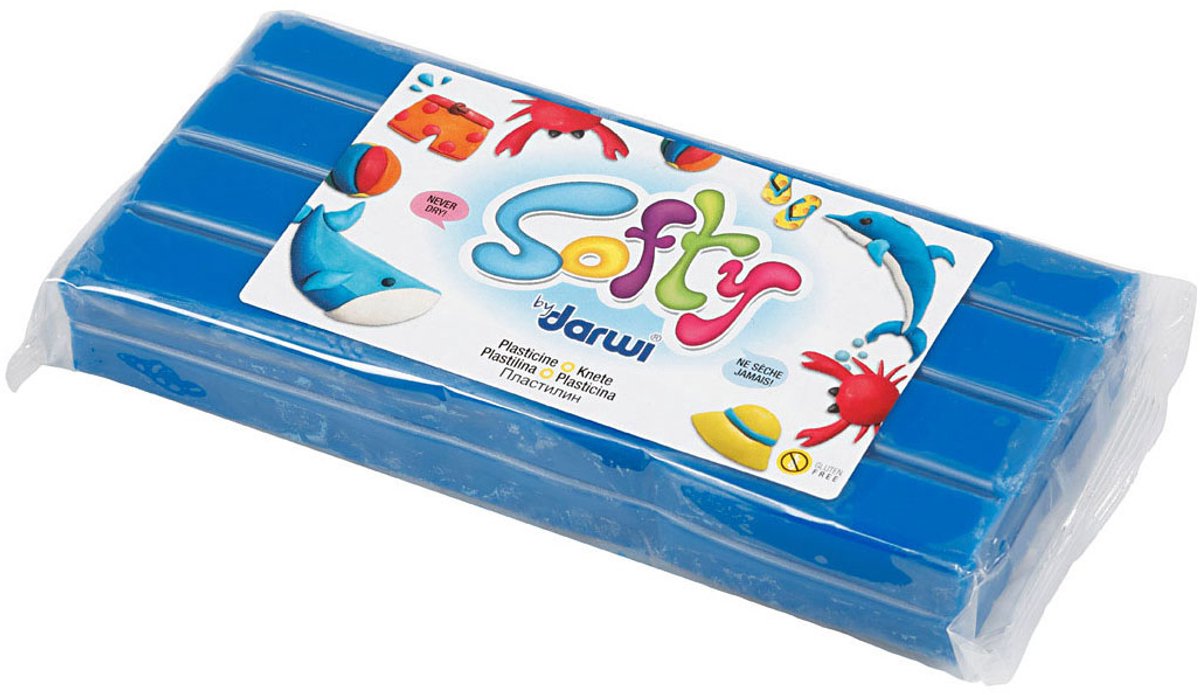 Creatief bedrijf softy boetseerklei blauw