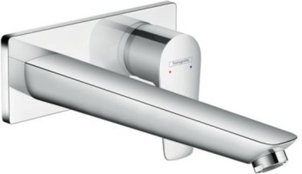 Hansgrohe talis e - wastafelmengkraan - ééngreeps bediening - met afvoerplug - 225mm maat - chroom