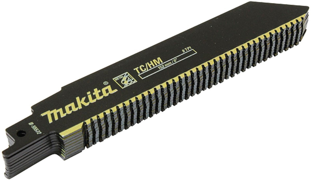 Makita 10x reciprozaagblad tc 152 8t - b-55572-10