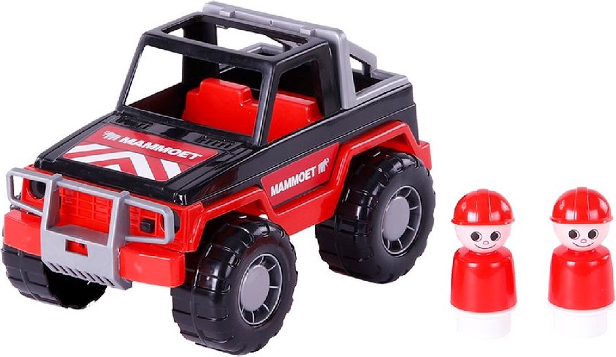 Mammoet speelgoed cavallino mammoet terreinwagen met speelfiguren