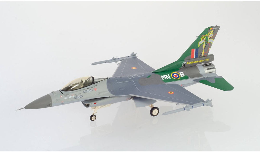 Herpa f-16a belgian air force 350 sqd florennes 75 years (b) 1:72