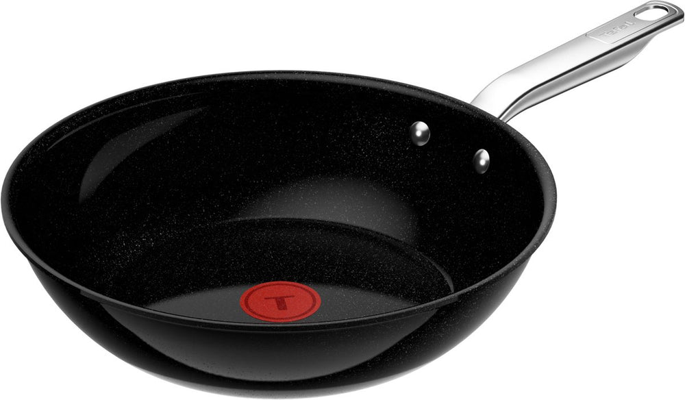 Tefal experience ceram - keramische wokpan - ø28 cm - fusion core - pfas-vrij - geschikt voor inductie - geschikt voor gebruik met metalen spatels