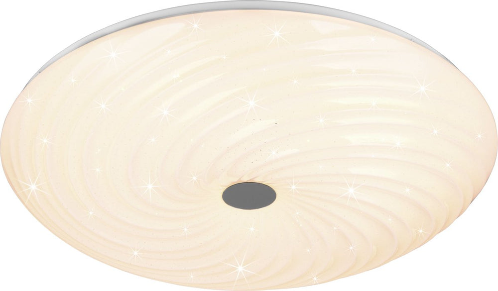 Rl live your light reality gravity - plafondlamp - wit - incl. 1x smd 45w - geintegreerde dimmer - lichtkleur verstelbaar - afstandsbediening