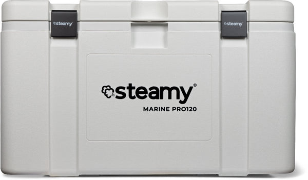 Steamy marine pro 120 - grote koelbox - extra goed geïsoleerd - 120 liter - frigobox - wit