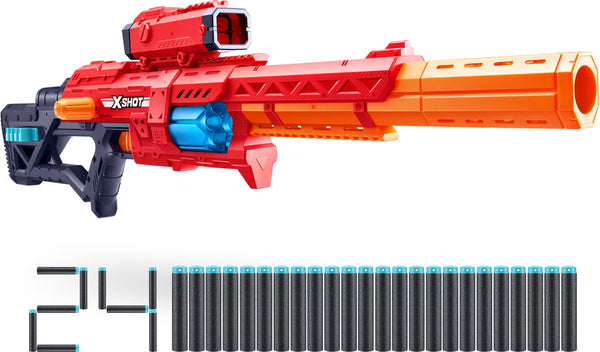 Zuru x-shot excel red range x8 blaster met 24 pijlen