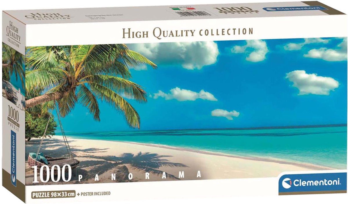 Clementoni - puzzel - 1000 stukjes - swinging by the ocean - puzzel voor volwassenen - high quality collection