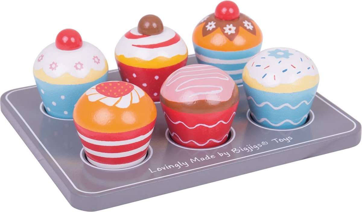 Bigjigs Wooden Muffin Set