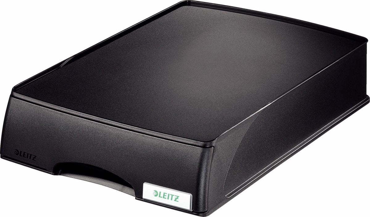 Leitz plus brievenbak met lade formaat a4+ zwart