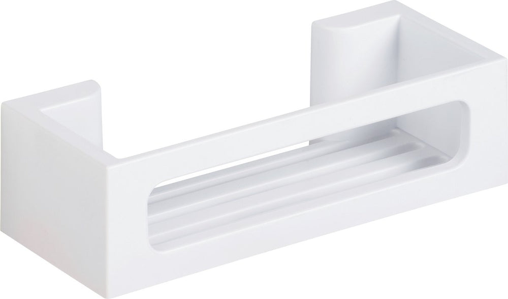 Wenko turbo-loc bralia wandrek wit mat 30x9cm - doucherek - douchemand - bevestigen zonder boren - zelfklevend
