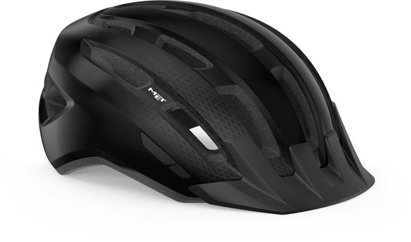 Met downtown mips fietshelm - e-bike stadsfiets – maat m l (58-61cm) - black | gloss (zwart) m l