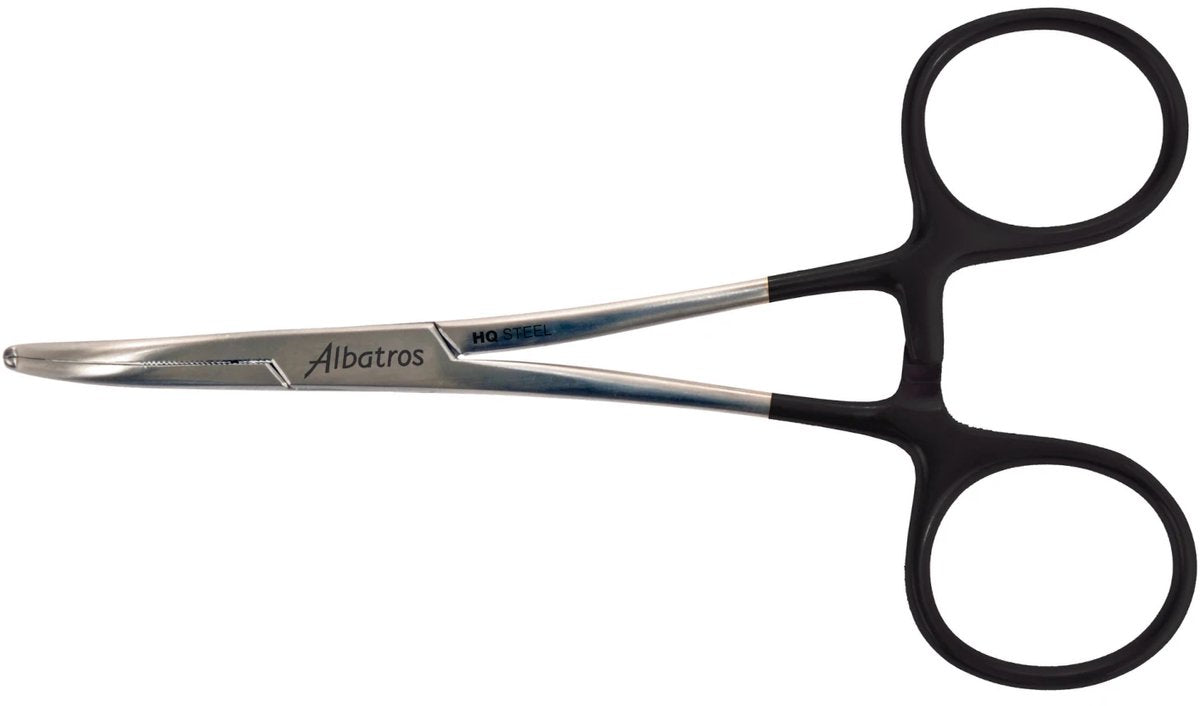 Albatros adertang krom - professionele roestvrijstalen tang voor precisiewerk bij vissen 20cm