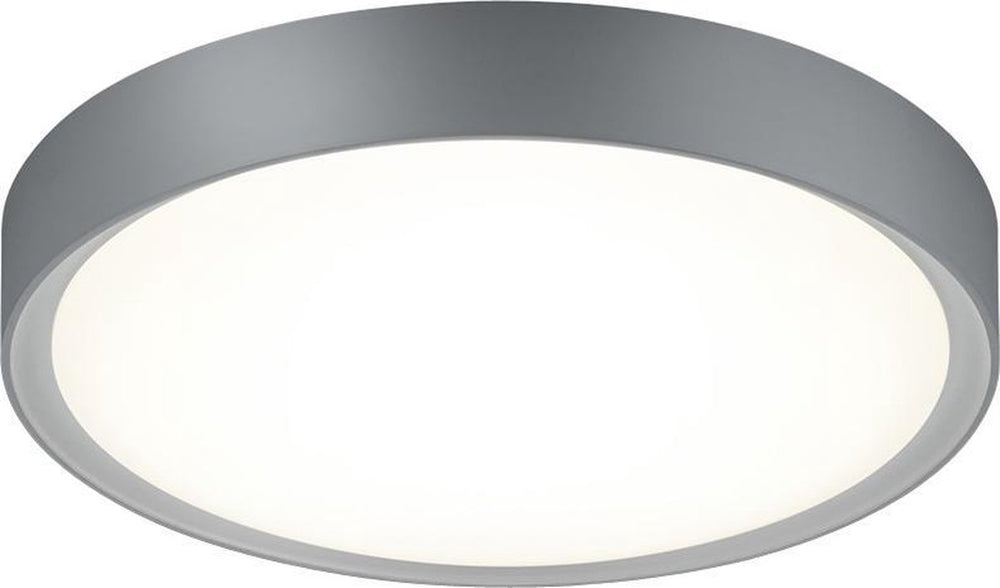Trio clarimo - plafondlamp - titanium - incl. 1x smd 18 w -