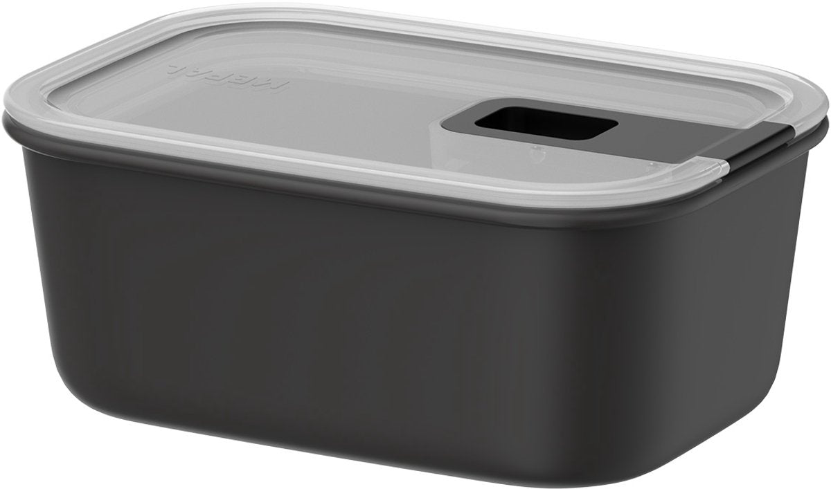Mepal vershouddoos easyclip 2.0 700 ml nordic black | 4 stuks