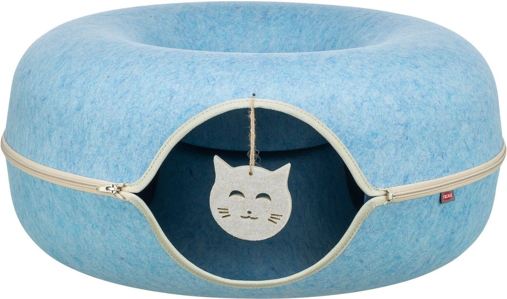 Trixie speeldonut vilt blauw