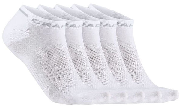 Craft active shaftless sock 5-pack unisex sportsokken - wit 37-39