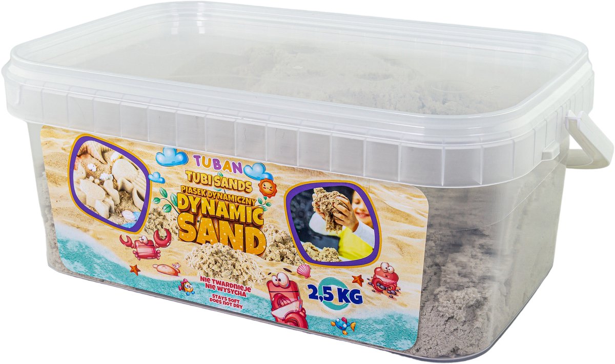 Tuban - dynamic sand – natural 2,5 kg in reusable container