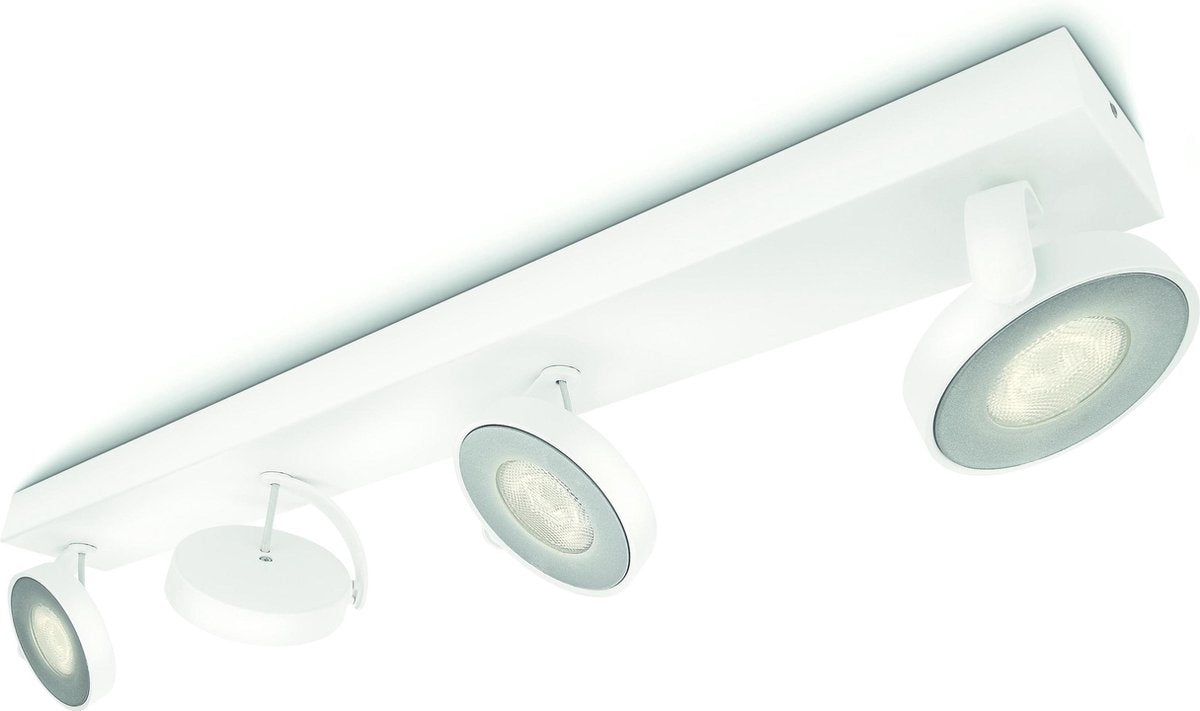 Philips led philips clockwork opbouwspot - 4-lichts - wit