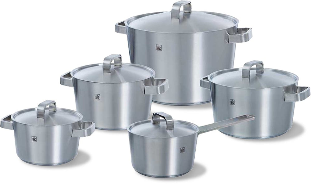 Bk conical+ pannenset - 5 kookpannen - met deksels