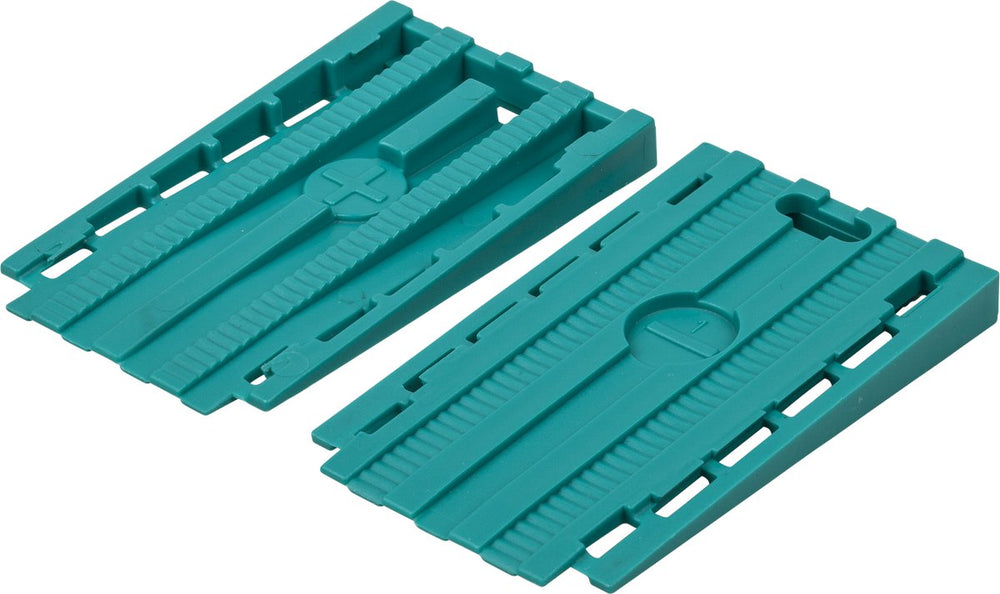 Wolfcraft - uitvulplaatjes - 120 stuks - universele wig - 8649000