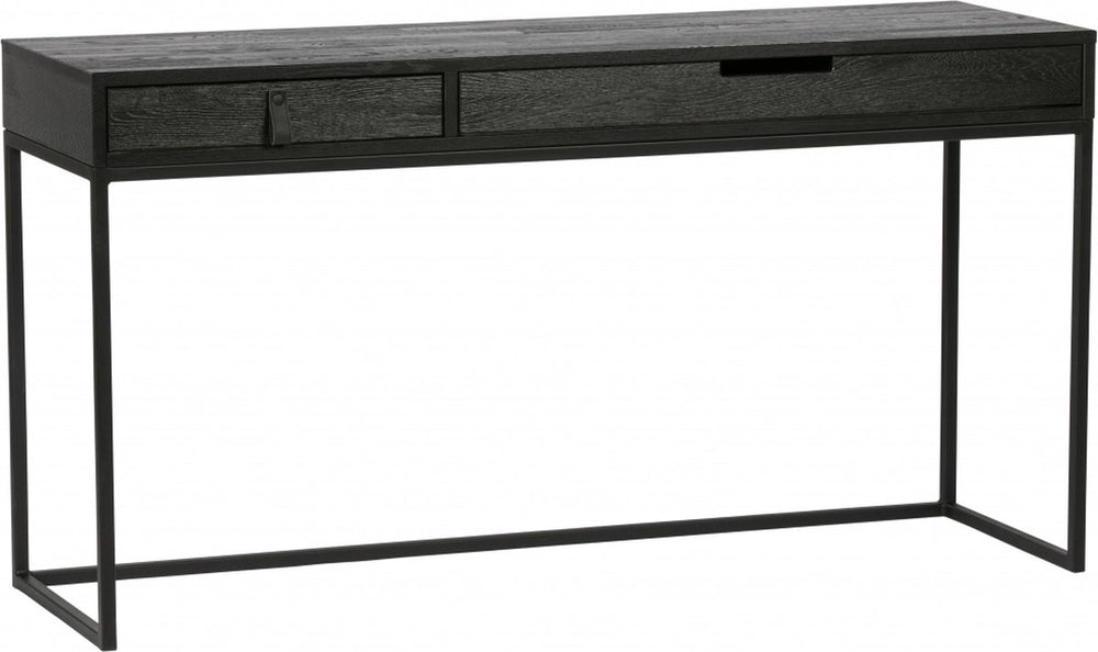 Woood silas bureau - essen - blacknight - 75x140x44