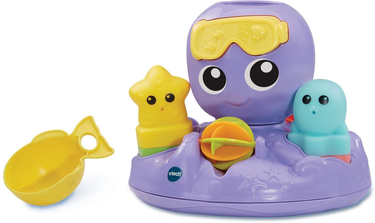 Vtech baby spetter draai octopus - interactief speelgoed - badspeelgoed - speelgoed 1 tot 5 jaar