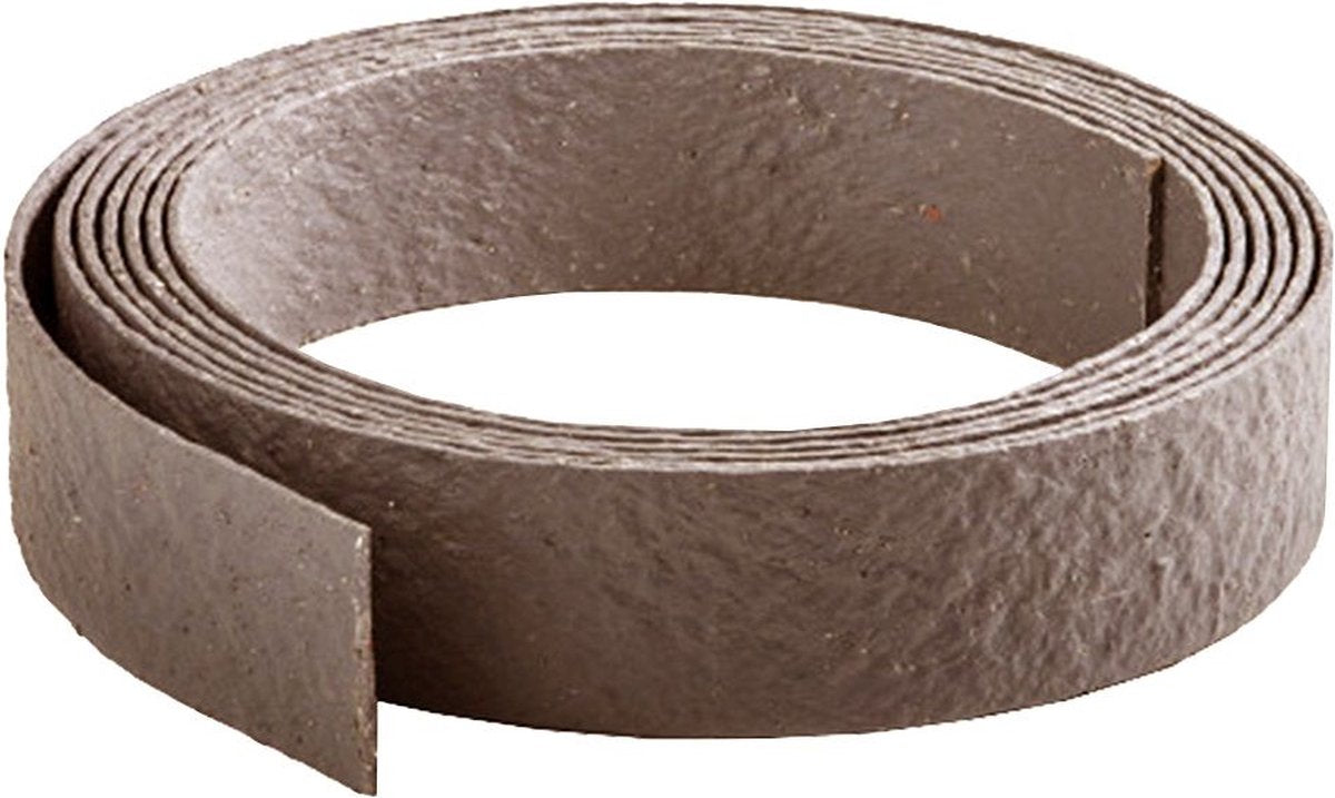 Talen tools - ecolat - tuinafboording - borderrand - bruin - 100% gerecycled - 14 x 0,7 cm - 10 meter