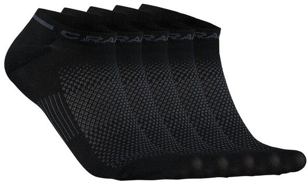 Craft active shaftless sock 5-pack unisex sportsokken - zwart