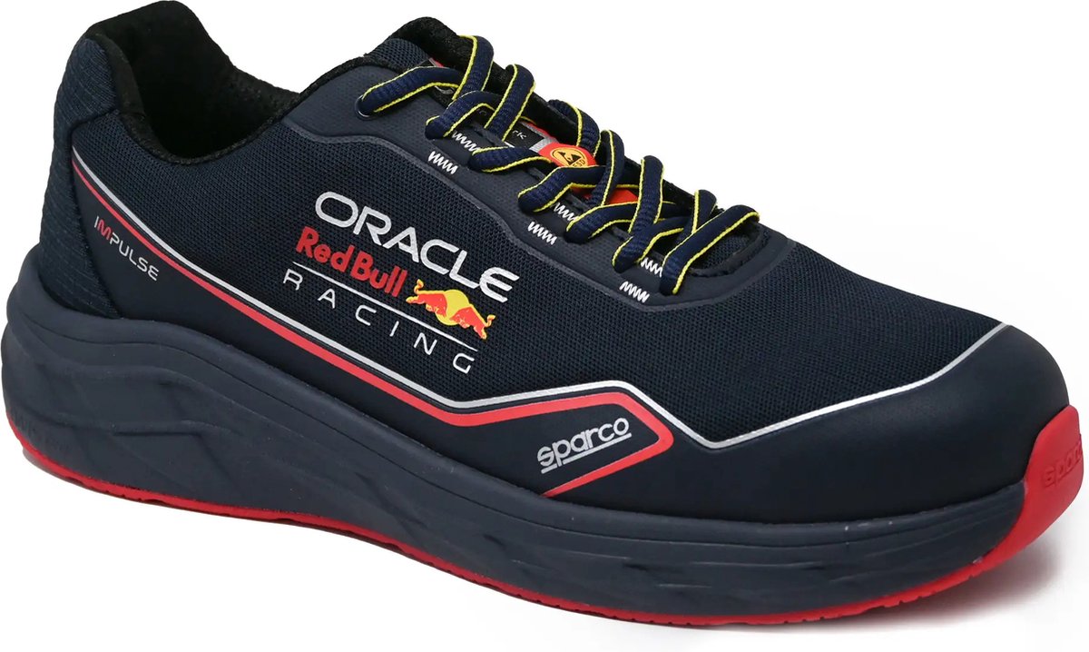 Sparco milton esd red bull s1ps veiligheidsschoen maat 43
