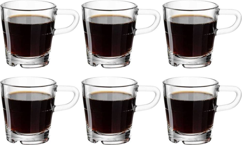 Leonardo senso espressoglas - 6 stuks