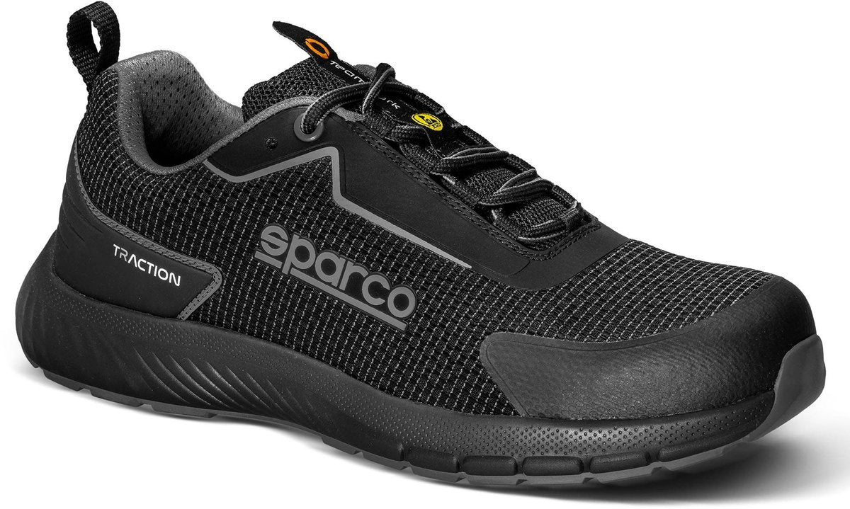 Sparco werkschoenen s1ps - traction fuji - zwart — black — 41