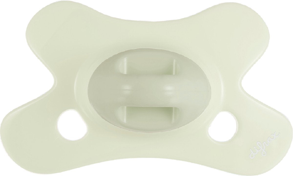 Difrax fopspeen - rond - 0-6 mnd - lime emerald