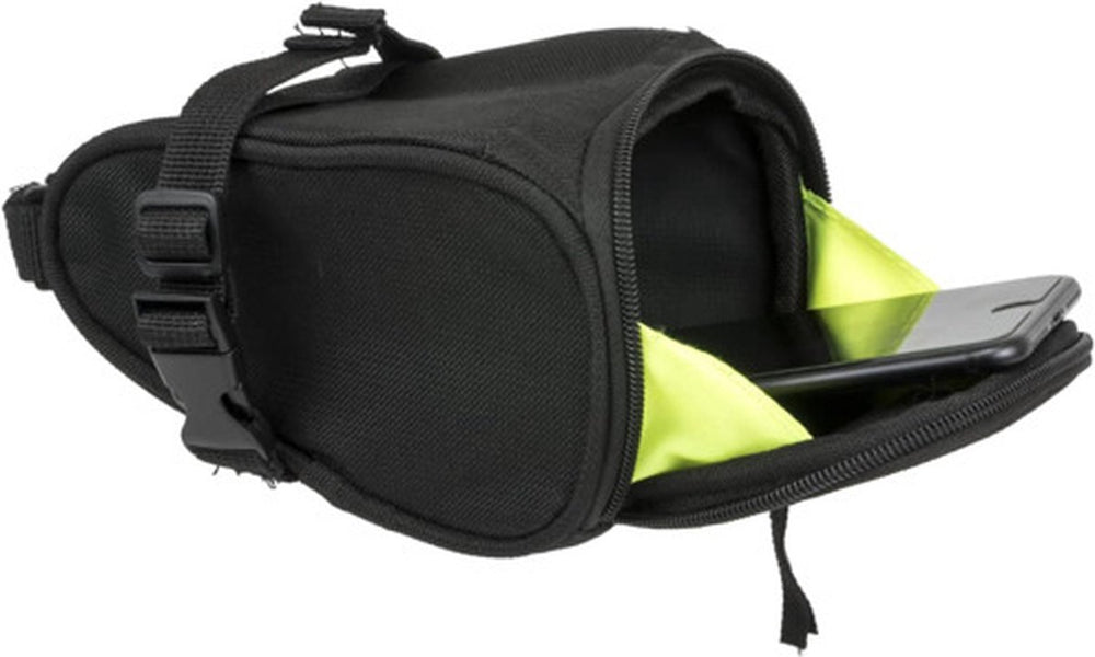 Willex - zadeltas 1200 l - zwart - 1,8 liter -reflectie