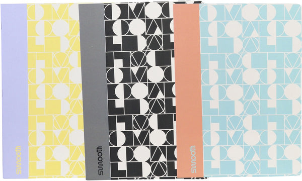 Ancor schrift smooth a5 ruit 5mm 48 vel 90 grams krimp 4 stuks assorti