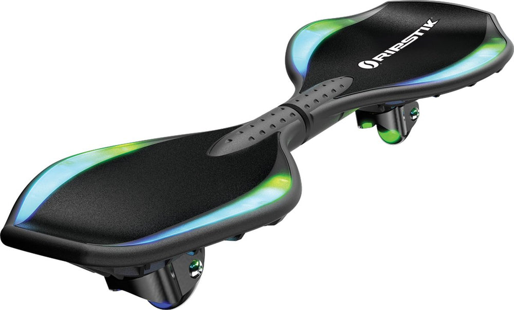 Razor ripstik ripster lightshow - waveboard - zwart multicolor - led verlichting - 360° caster wielen - voor kinderen - tot 79 kg - vanaf 8 jaar