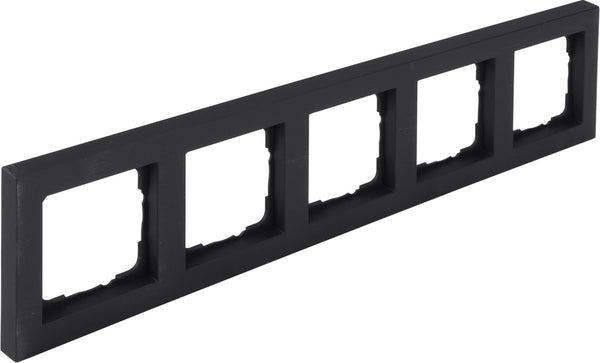 Q-link s-line afdekraam 5-voudig - zwart