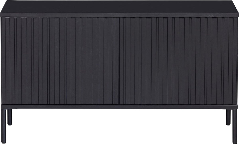 Woood new gravure tv meubel - grenen - zwart - 56x100x44