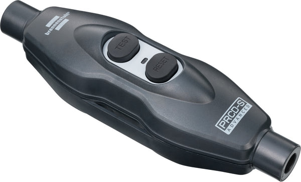 Brennenstuhl professional prcd-s advanced mobiele persoonsbeveiligingsschakelaar voor kabelmontage (voor gebruik op bouwplaatsen en permanent buitengebruik ip55, alpolig schakelend, voldoet aan dguv 203-006)
