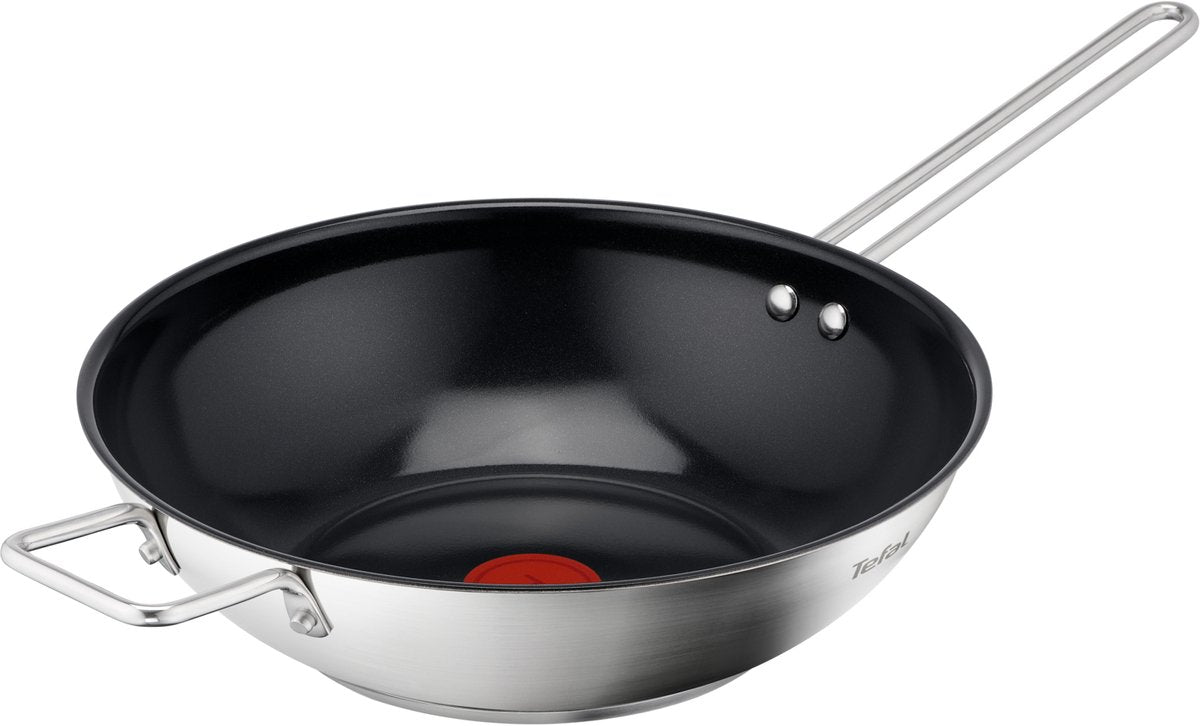 Tefal nordica ceramic - wokpan - ø28 cm - keramisch - pfas-vrij - geschikt voor inductie