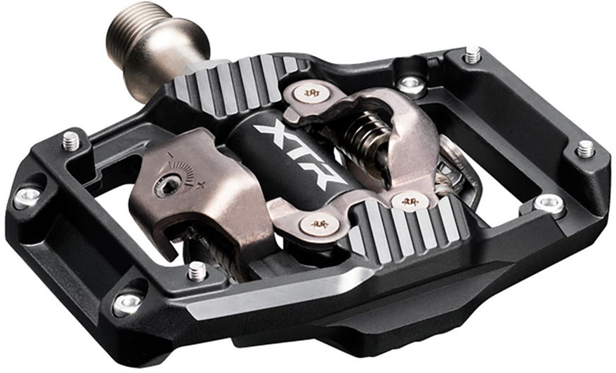 Shimano pd-m9220 xtr spd cl-mt001 pedalen zilver