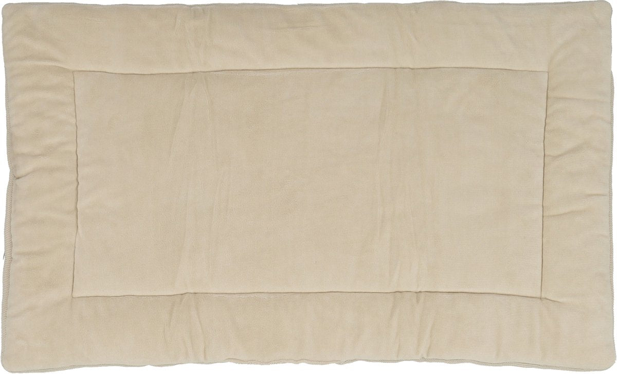Jollein tweeling boxkleed - basic knit - 71 x 122 cm - oatmeal