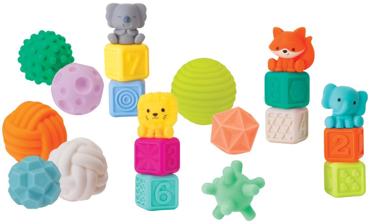 Infantino super soft stackables activity speelset