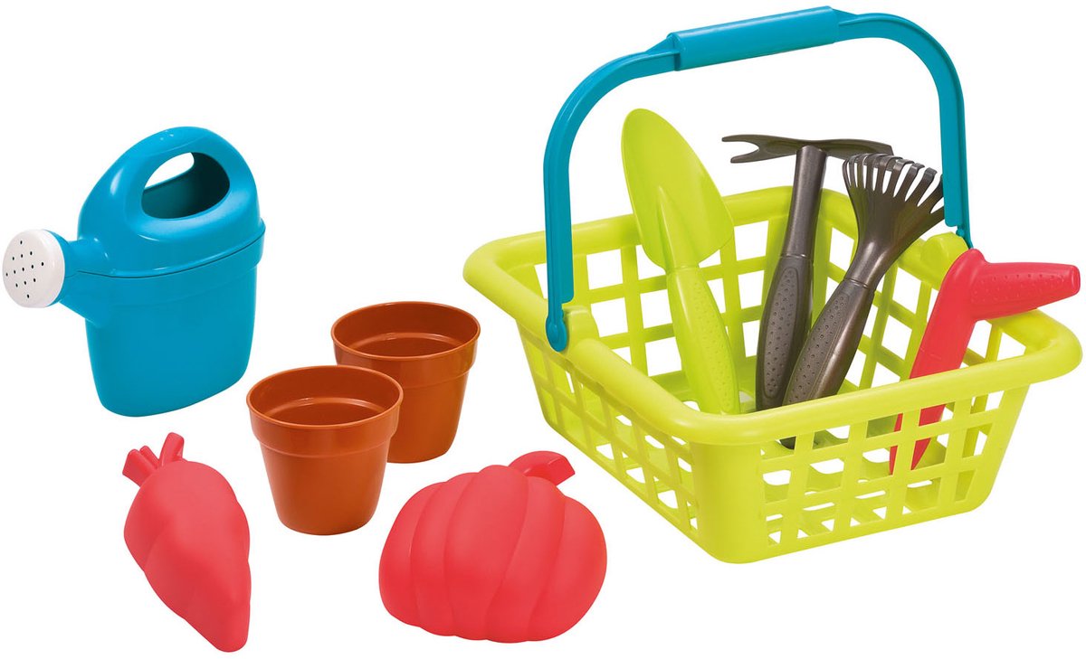 Écoiffier ecoiffier tuinset met gereedschap
