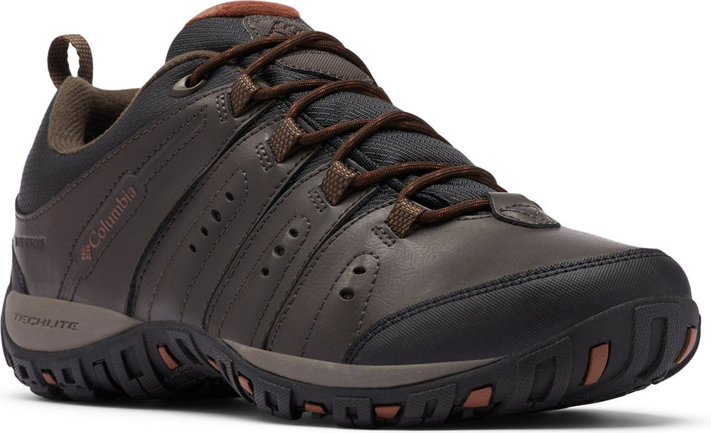 Columbia woodburn ii waterproof heren wandelschoenen - cordovan, cinnamon