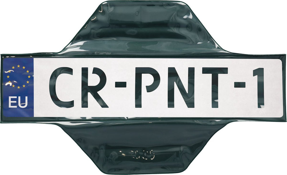 Carpoint magnetische kentekenplaathoes – 52x11 cm – transparant – tijdelijke bevestiging – herbruikbaar