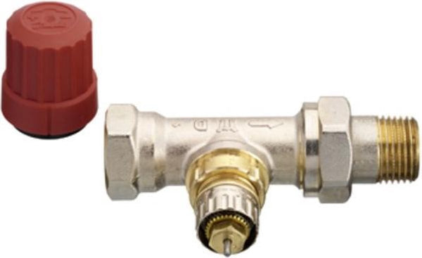 Danfoss ra-n 15 thermostatische radiatorkraan - recht - 1 2 (dn15) - voorinstelbaar - inclusief stofkap - 013g0034