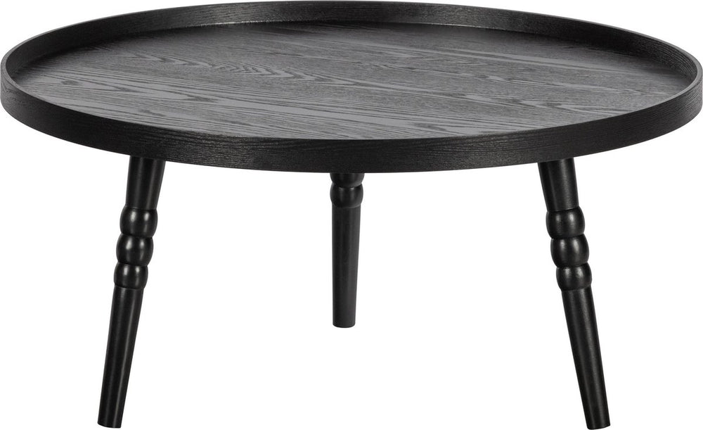 Woood ponto bijzettafel - hout - zwart - 36x75x75
